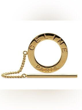 Celine Paris Scarf Ring - Gold